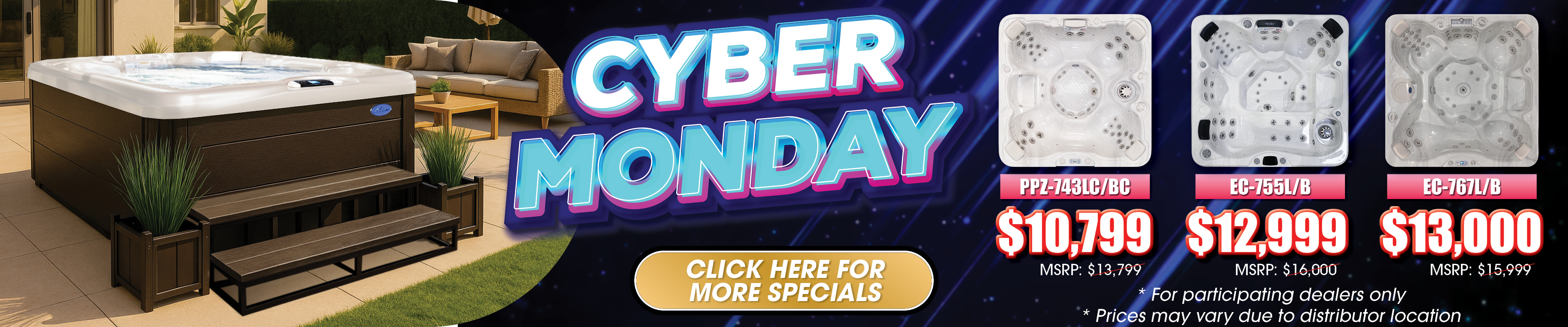 Calspas hot tub being used in a family setting - Surrey