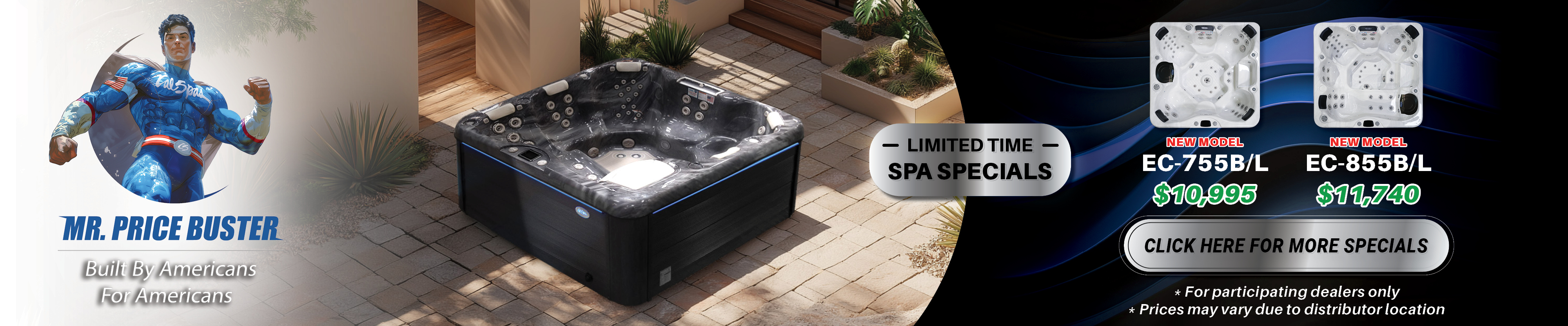Calspas hot tub being used in a family setting - Surrey
